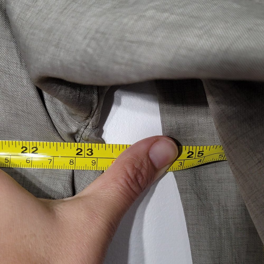 Nouveau Hooded Double-Breasted Trench Coat in Light Taupe - Picture 12 of 13